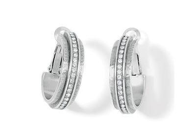 Meridian Lumens Nexus Hoop Earrings Silver