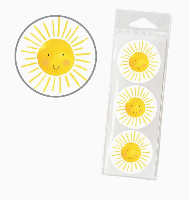 Envelope Seal Stickers, Color: Sunshine