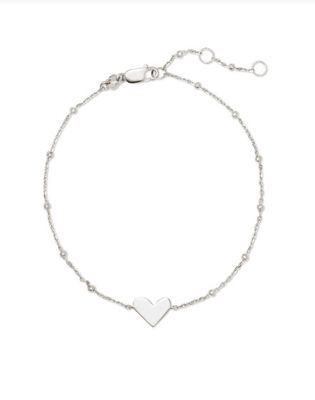 The Ari Heart Bracelet Sterling Silver
