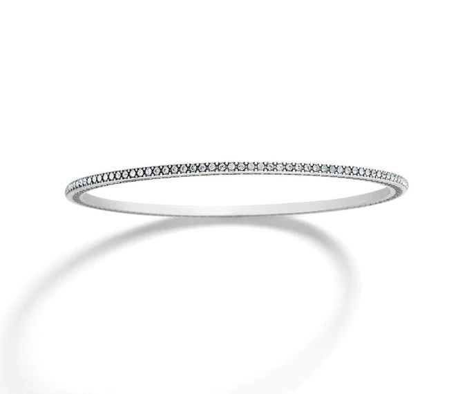 Meridian Thin Bangle