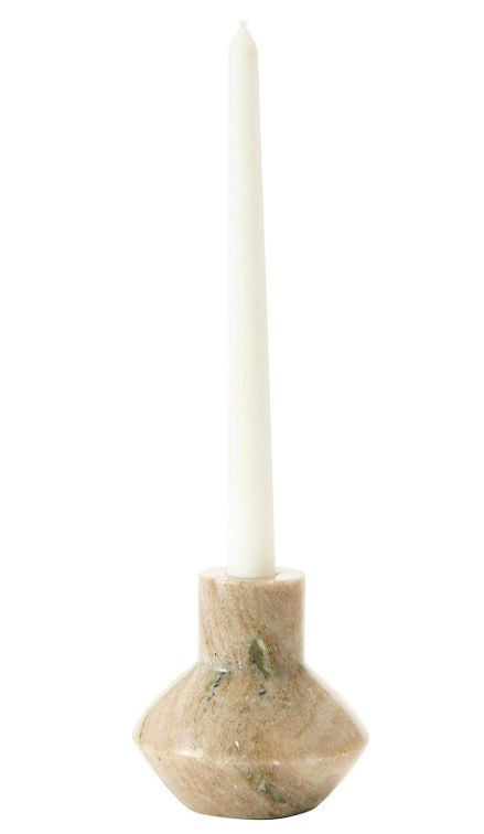 Round Marble Taper Candleholder