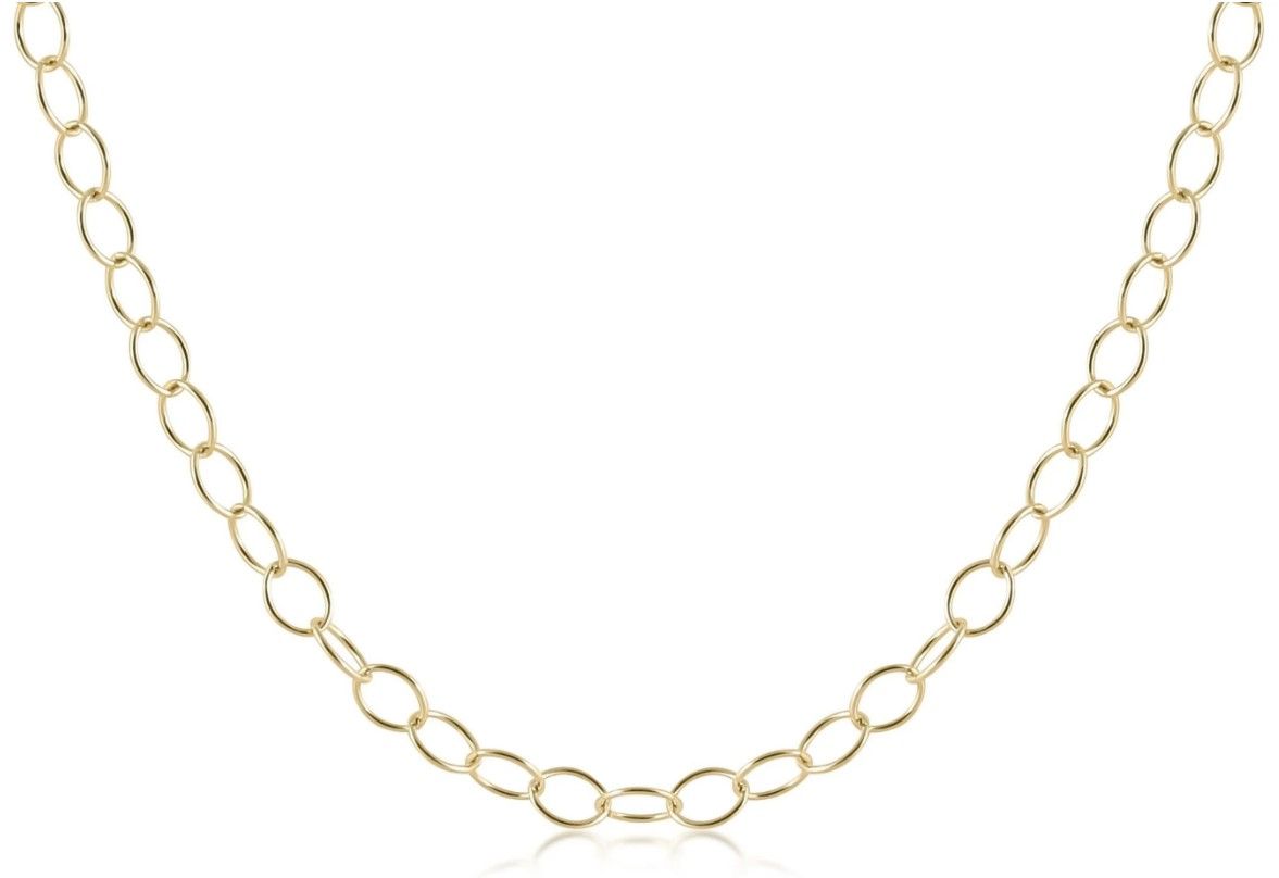 15&quot; Choker Enchant Chain  Gold