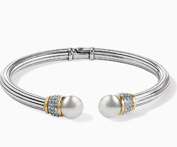 Meridian Open Hinged Bracelet SILVER and GOLD