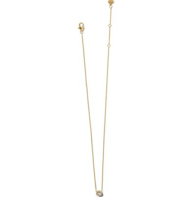 Illumina Solitaire Gold Necklace