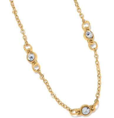 Illumina Petite Collar Gold Necklace