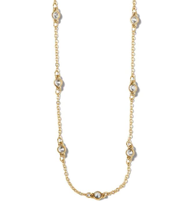 Illumina Petite Collar Gold Necklace