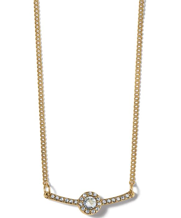 Illumina Bar Necklace Gold