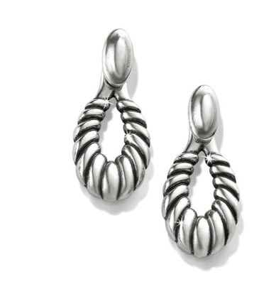 Ferrara Athena Scalloped Post Drop Earrings