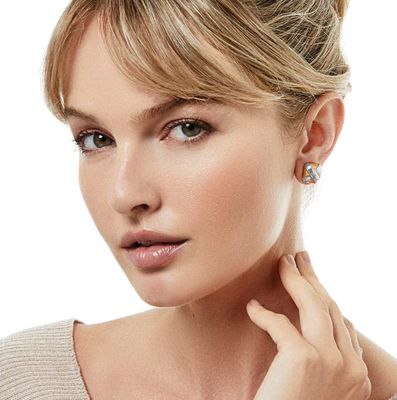 Ferrara Entrata Square Post Earrings