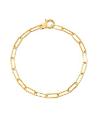 Large Paperclip Chain Bracelet 18K Vermeil