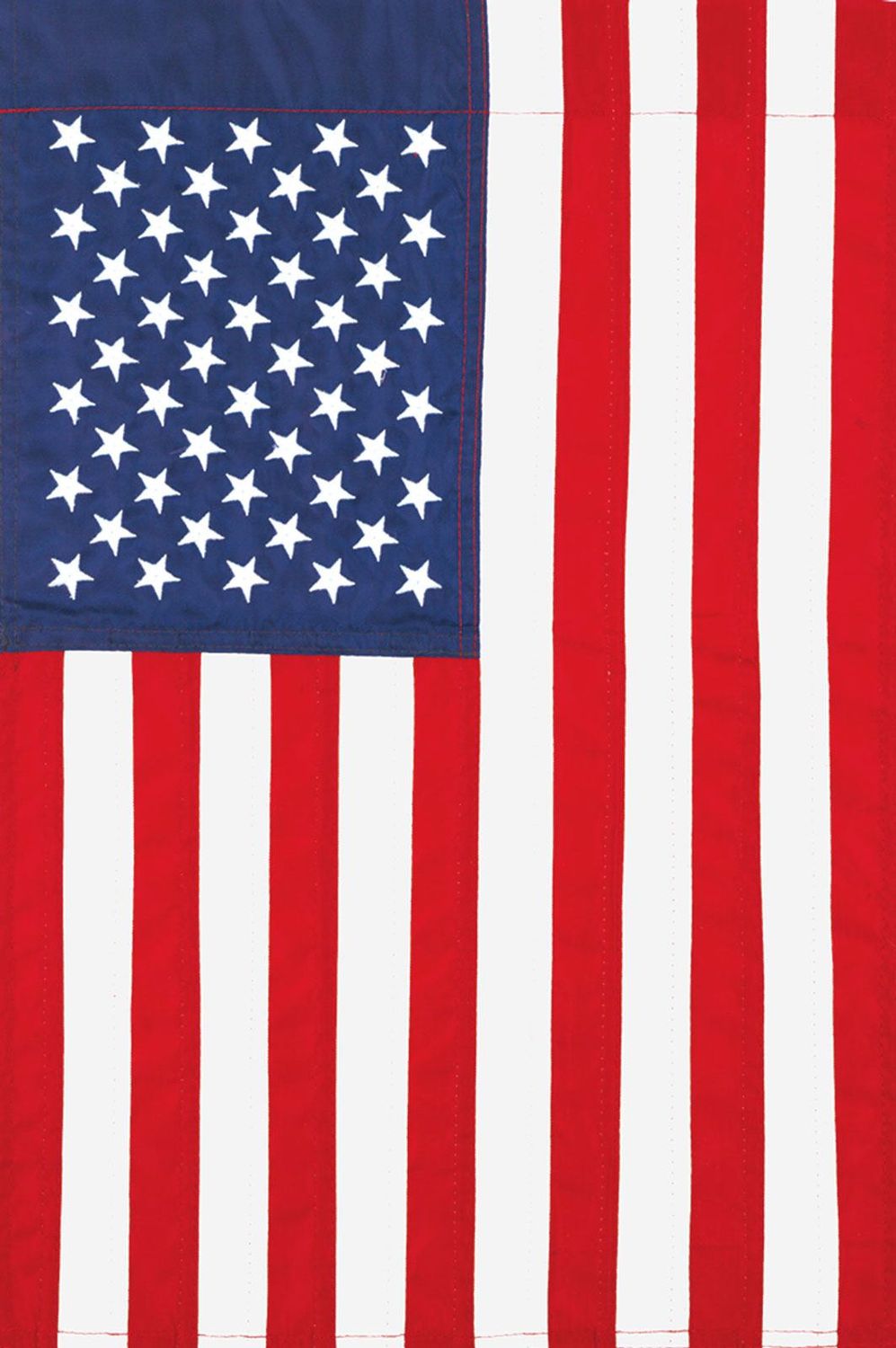 Applique American Flag Garden Flag