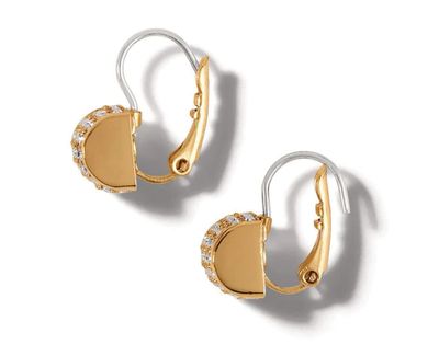 Meridian Leverback Earrings GOLD