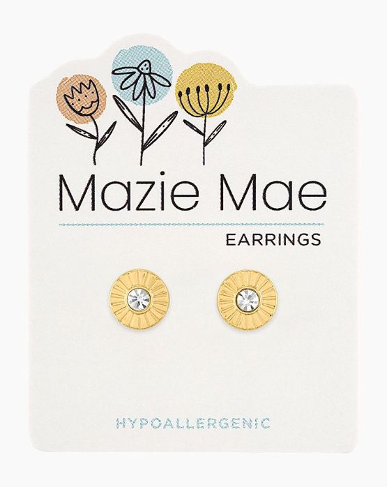 Mazie Mae Girls Earrings Disco Diamond