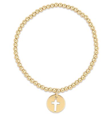Classic Gold 3mm Blessed Gold Disc