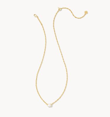 The Cailin Gold Pendant in Ivory Mother of Pearl