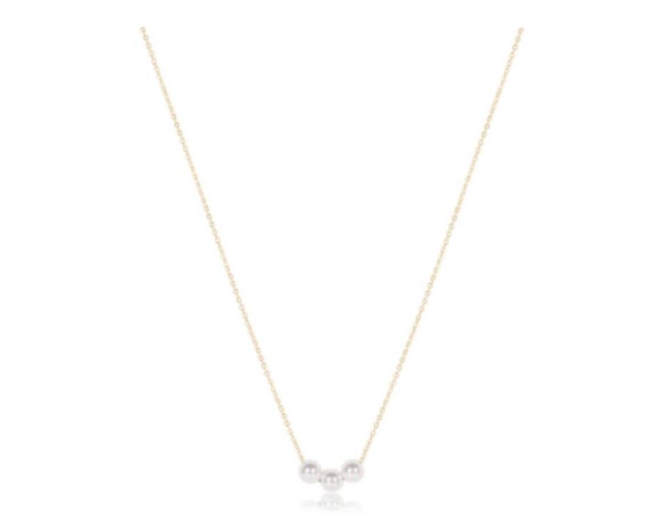 Joy Pearl 16&quot; Gold Necklace