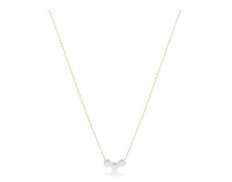 Joy Pearl 16&quot; Gold Necklace