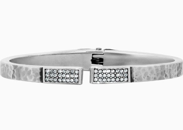 Meridian Zenith Hinged Bracelet Silver