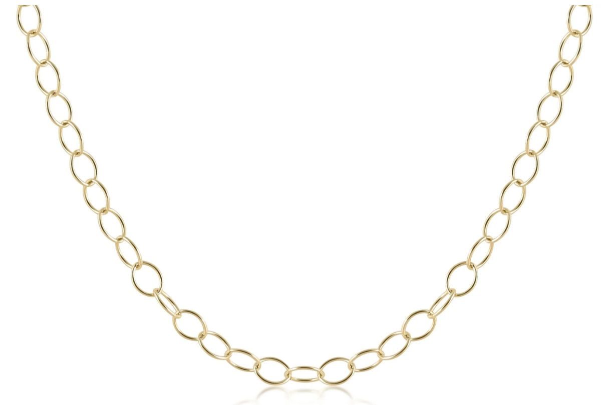 17&quot; Choker Enchant Chain Gold