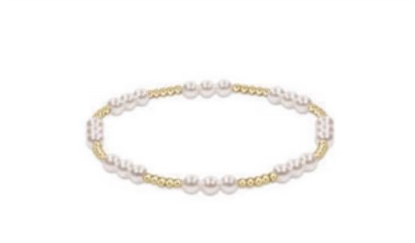 Enewton EXTENDS Classic Joy Pattern 4mm Bead Bracelet Pearl