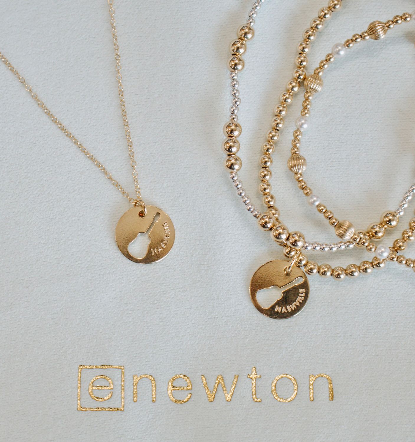Enewton 16&quot; Necklace Gold Nashville Charm