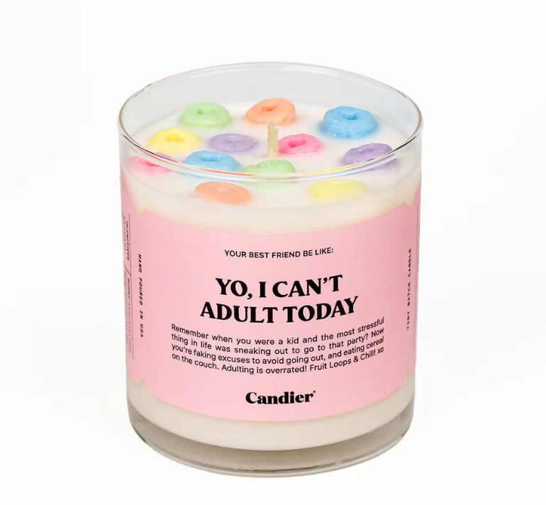 Yo Can&#39;t Adult Cereal Candle