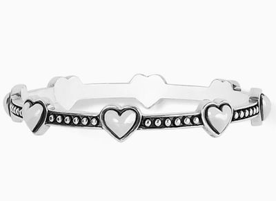 Pretty Tough Bold Petite Heart Bangle
