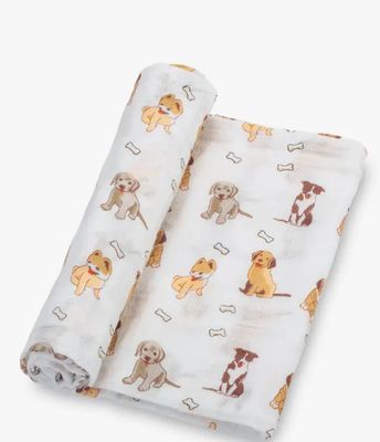 Woof Woof Baby Swaddle Blanket