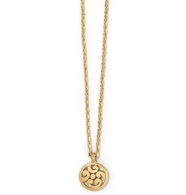 Contempo Medallion Petite Gold Necklace