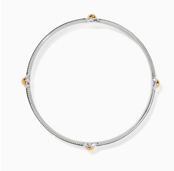Interlok Noir Slim Bangle  (Black/Two Tone)