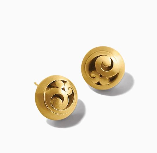 Contempo Post Earrings GOLD
