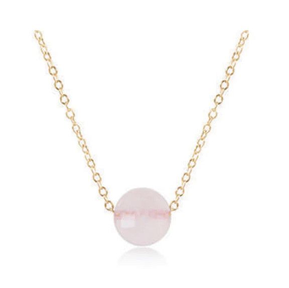16&quot; Necklace Gold Admire Pink Opal