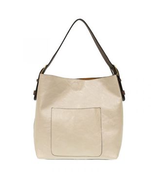 Hobo Handbag Coffee Handle  | Metallic Pearl