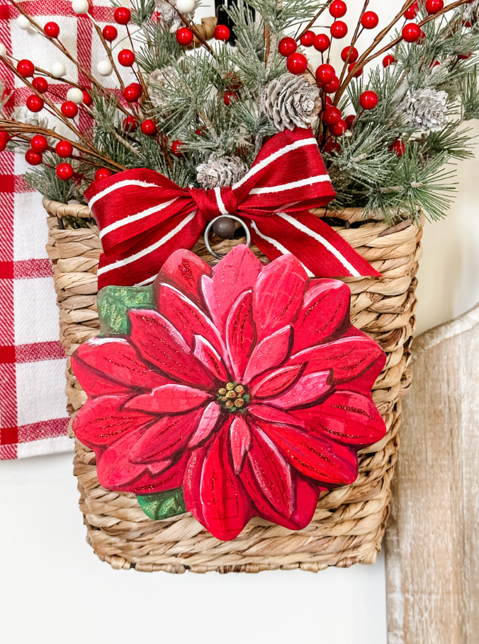 Round Top© Attachment | Poinsettia Charm