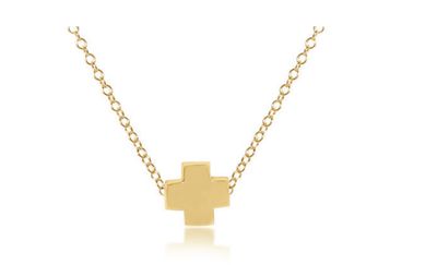 Enewton Gold Signature Cross 16" Gold Necklace