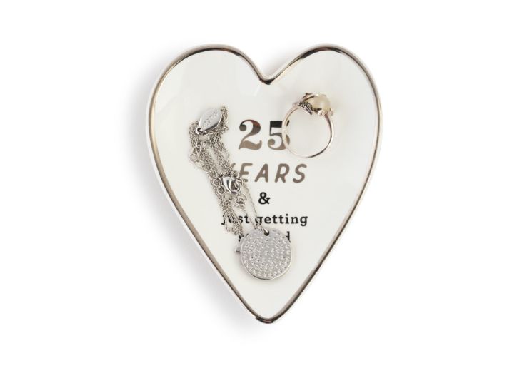 25 Years Art Heart Trinket Dish