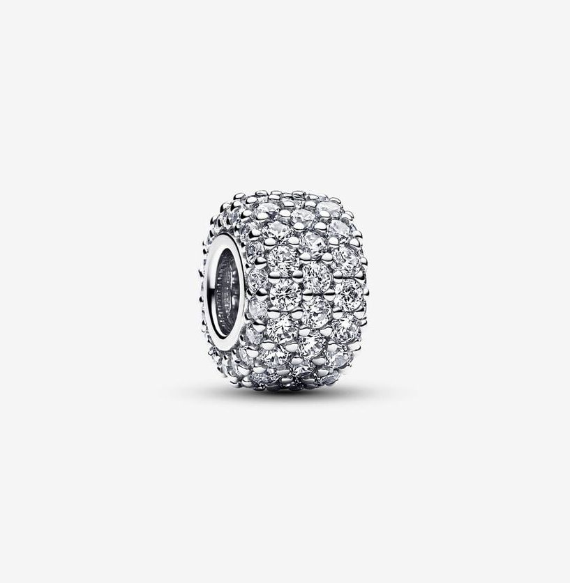 PANDORA™ Sparkling Pavé Triple-row Charm
