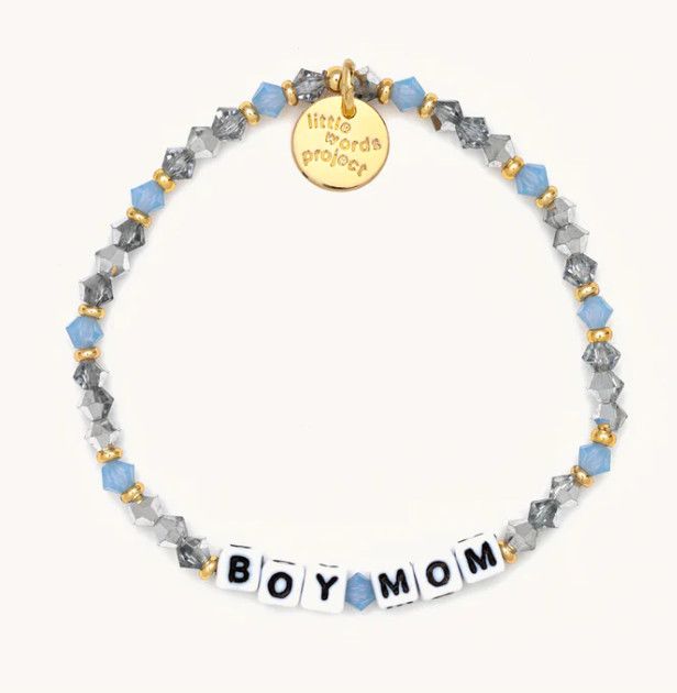 Boy Mom Cornflower | Little Words Bracelet