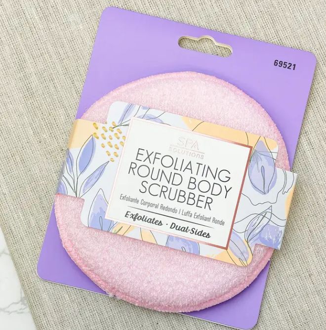 Exfoliating Body Scrubber Pink