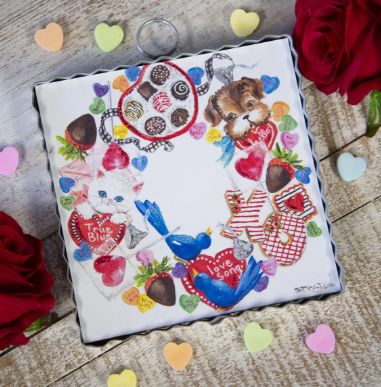Round Top© Attachment | Mini Gallery All Things Valentine Wreath