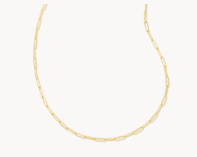 The Courtney Gold Paperclip Necklace