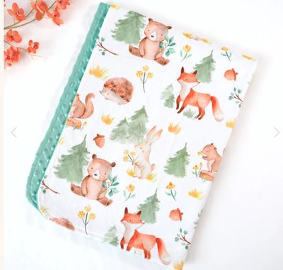 Forest Friends Blanket 30x40