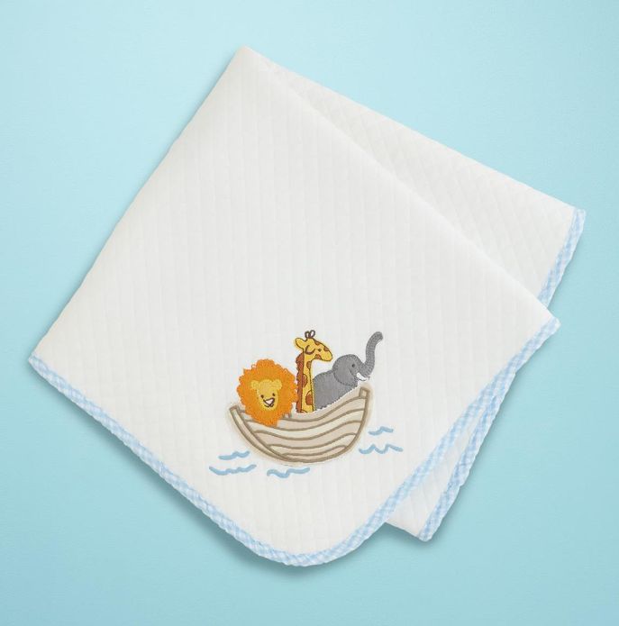 Noah&#39;s Ark Quilted Blanket