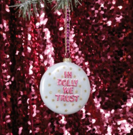 In Dolly We Trust Ornament
