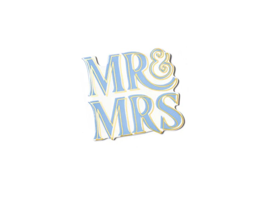 Happy Everything™ Mini Attachment |  Blue Mr. and Mrs.
