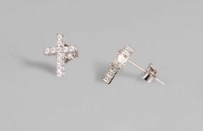 Saint Silver 18K Earrings