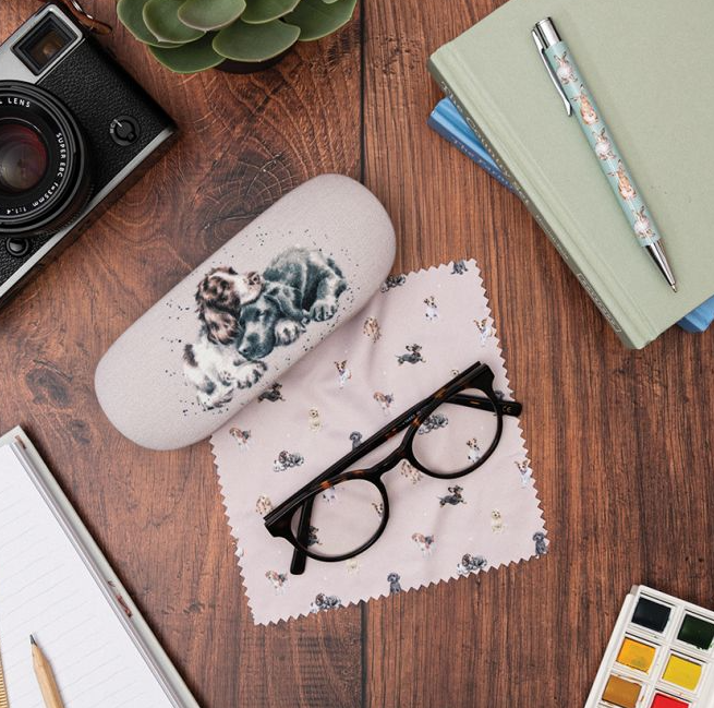 Growing Old Dog Glasses Case