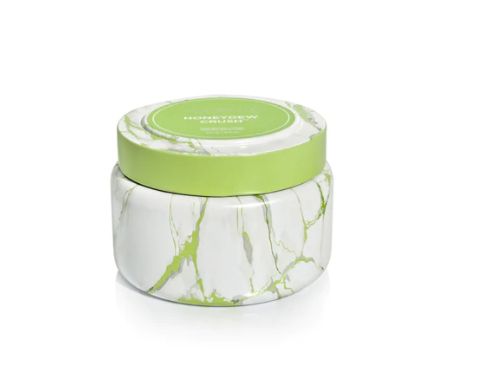 8.5 oz Honeydew Crush Marble Travel Tin