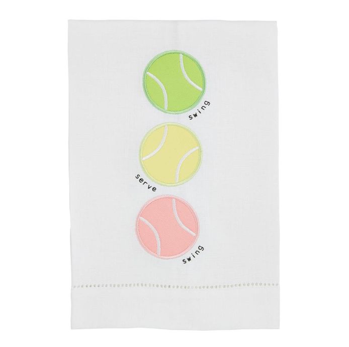 Triple Racket Tennis Tea Towel