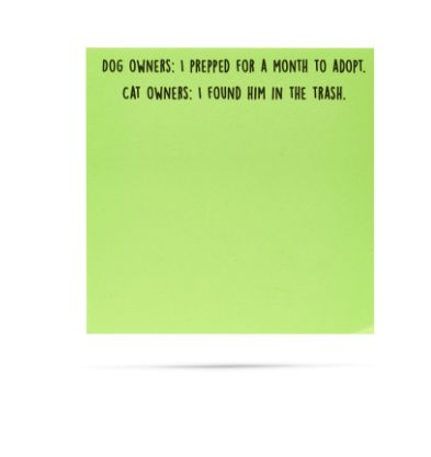 Dog Owners Post It Notes